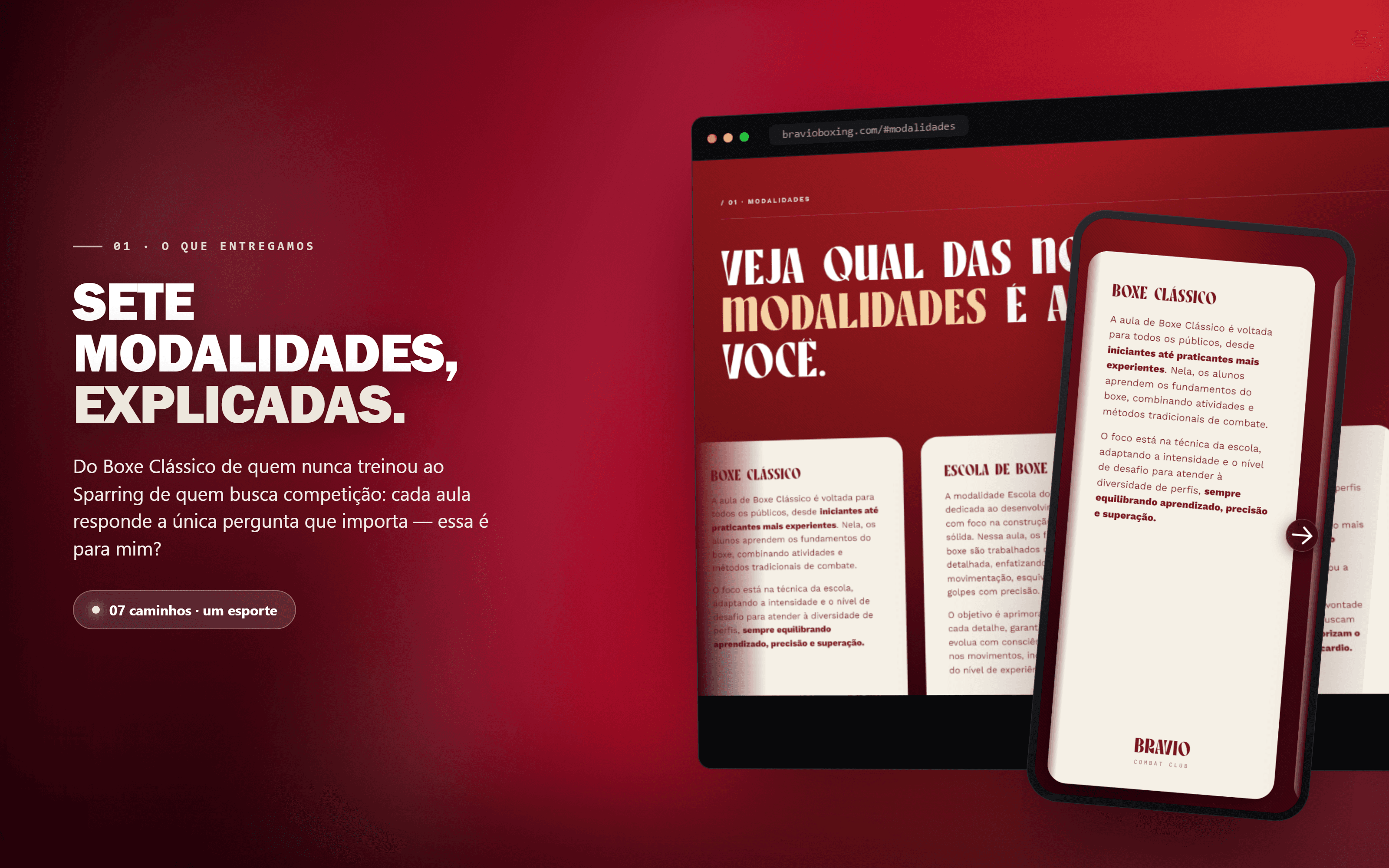 As sete modalidades, explicadas