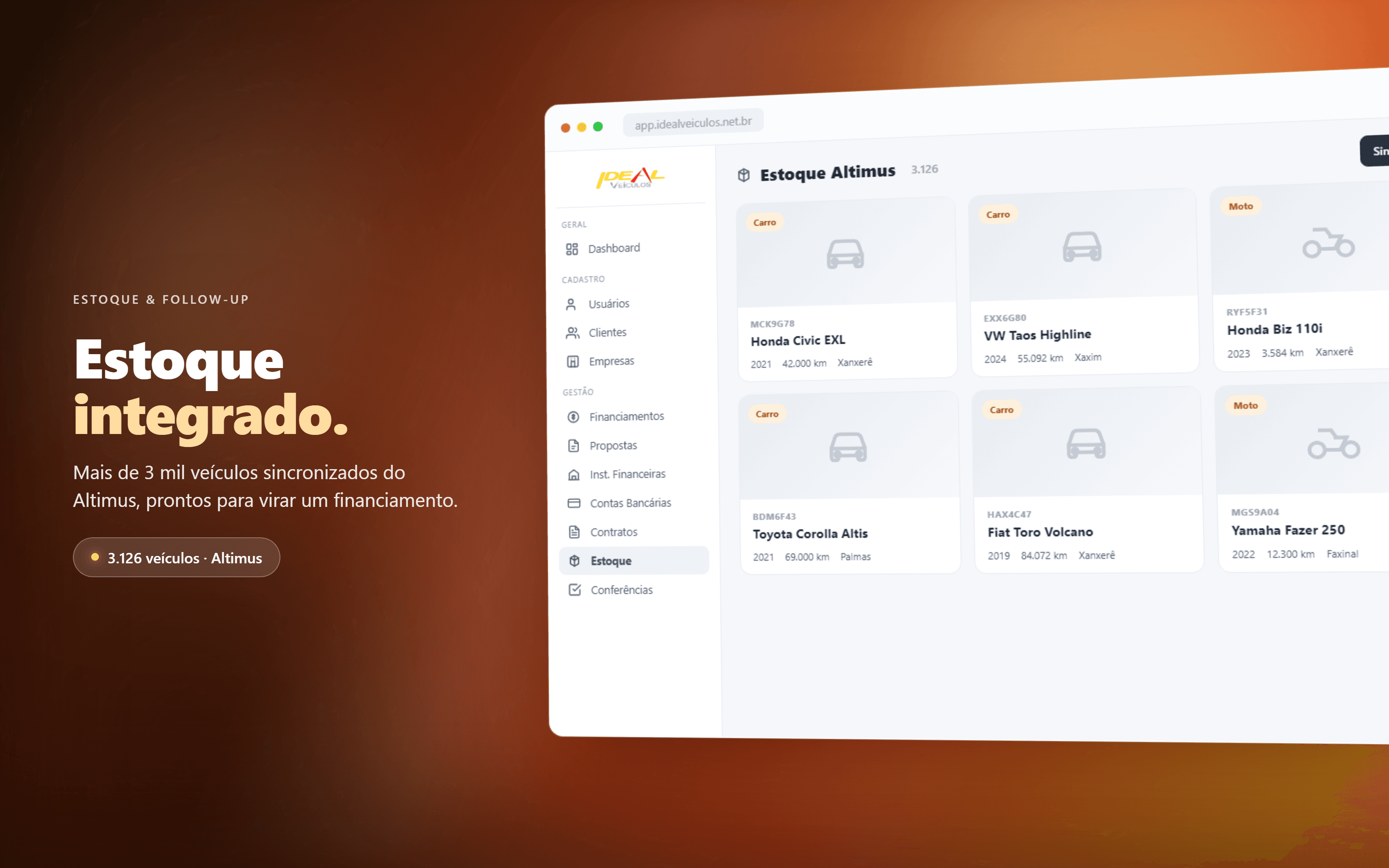 Gestión, stock y seguimiento